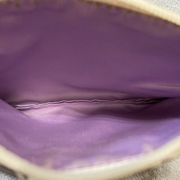 ❌GONE! GIFTED WITH PURCHASE Coach Satin C & Leather Wristlet Wallet - Picture 3 of 3